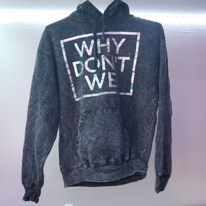 Black and Dark Grey Why Don't We Hoodie